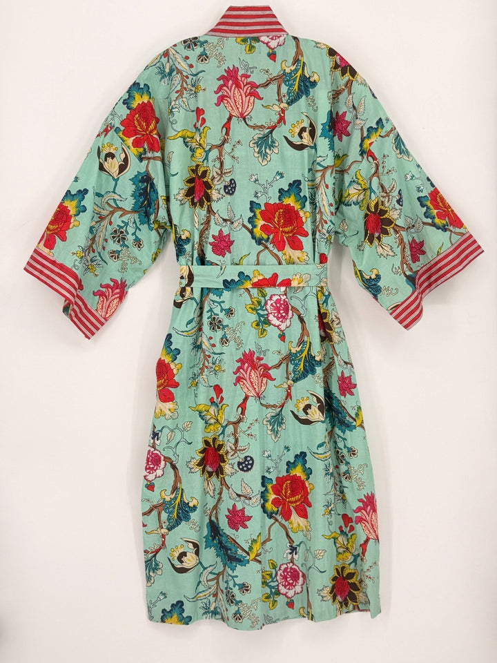 Long Cotton Robe - Violet Elizabeth - Clothing