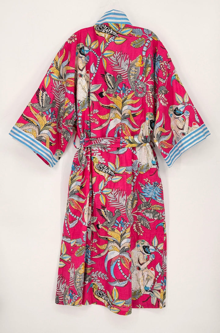 Long Cotton Robe - Violet Elizabeth - Clothing