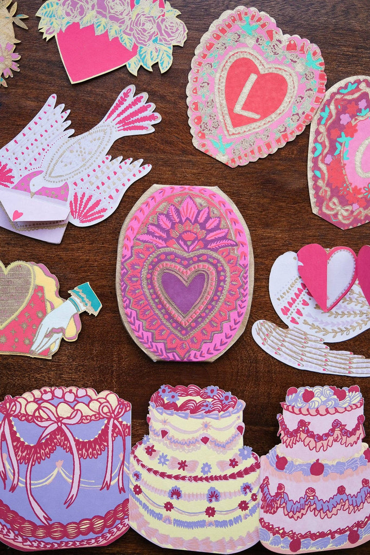 Love Concertina Greeting Card - Violet Elizabeth - 