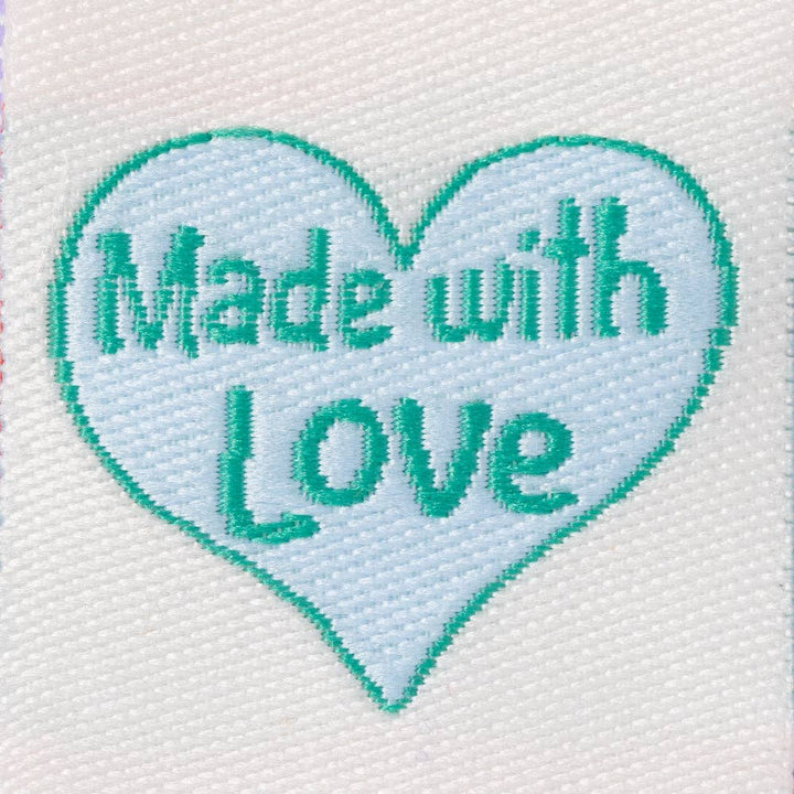 MADE WITH LOVE - Sewing Labels Tags - Violet Elizabeth - Haberdashery