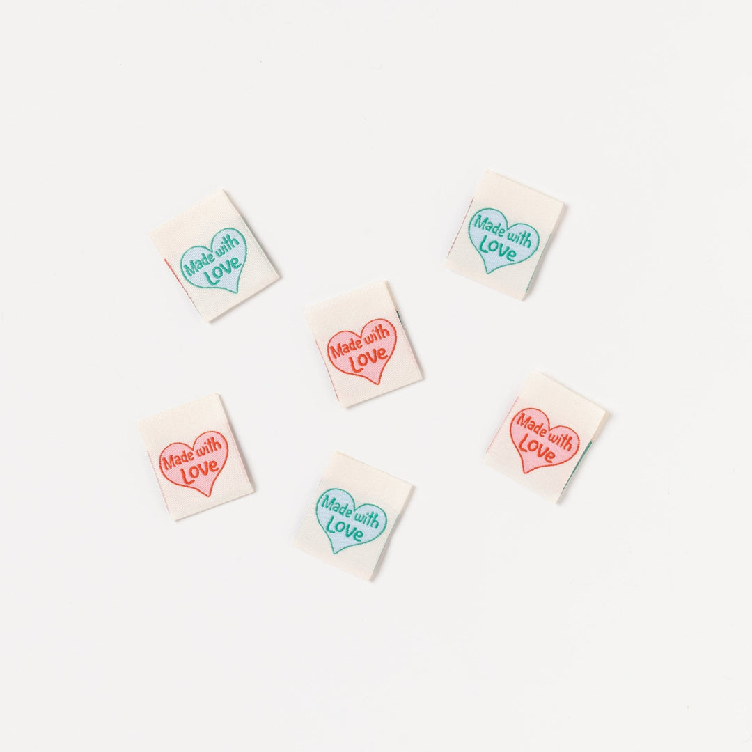 MADE WITH LOVE - Sewing Labels Tags - Violet Elizabeth - Haberdashery