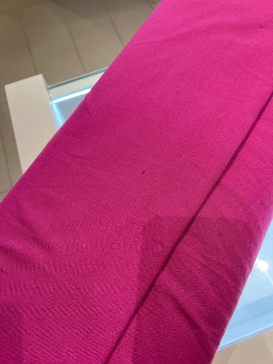 Magenta Fabric 100% Cotton slub - Violet Elizabeth - Haberdashery