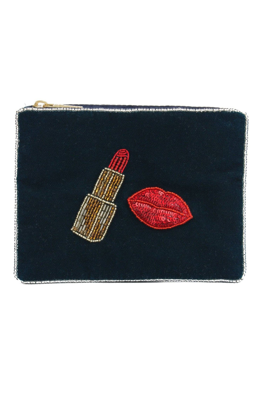MAKE UP LIPSTICK & LIPS SMALL POUCH - Violet Elizabeth - Apparel & Accessories