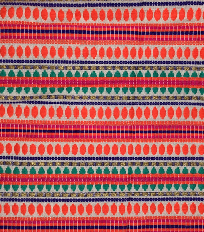 Marrakesh summer Handloom Fabric - Violet Elizabeth - Haberdashery