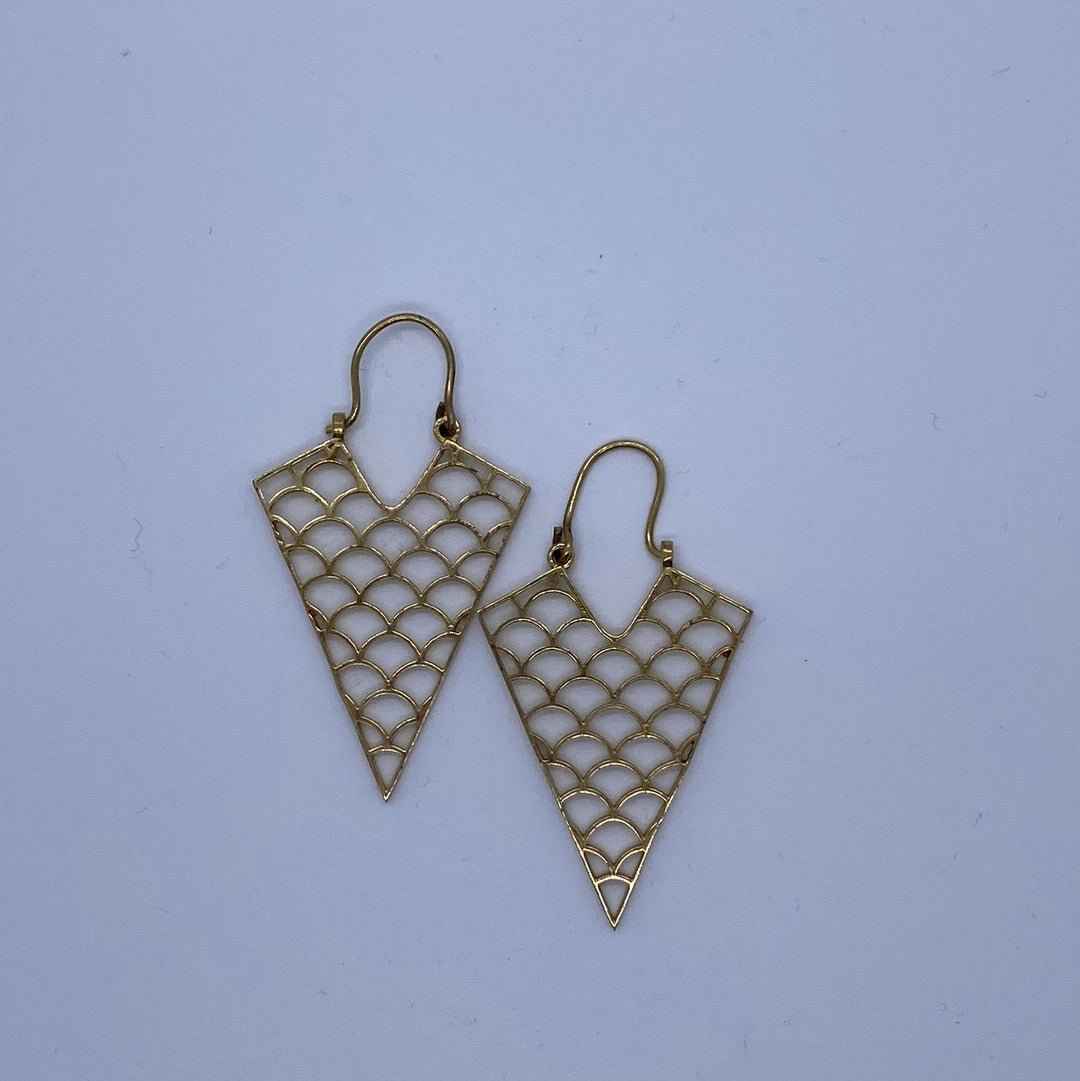 Mermaid Sheild Earrings