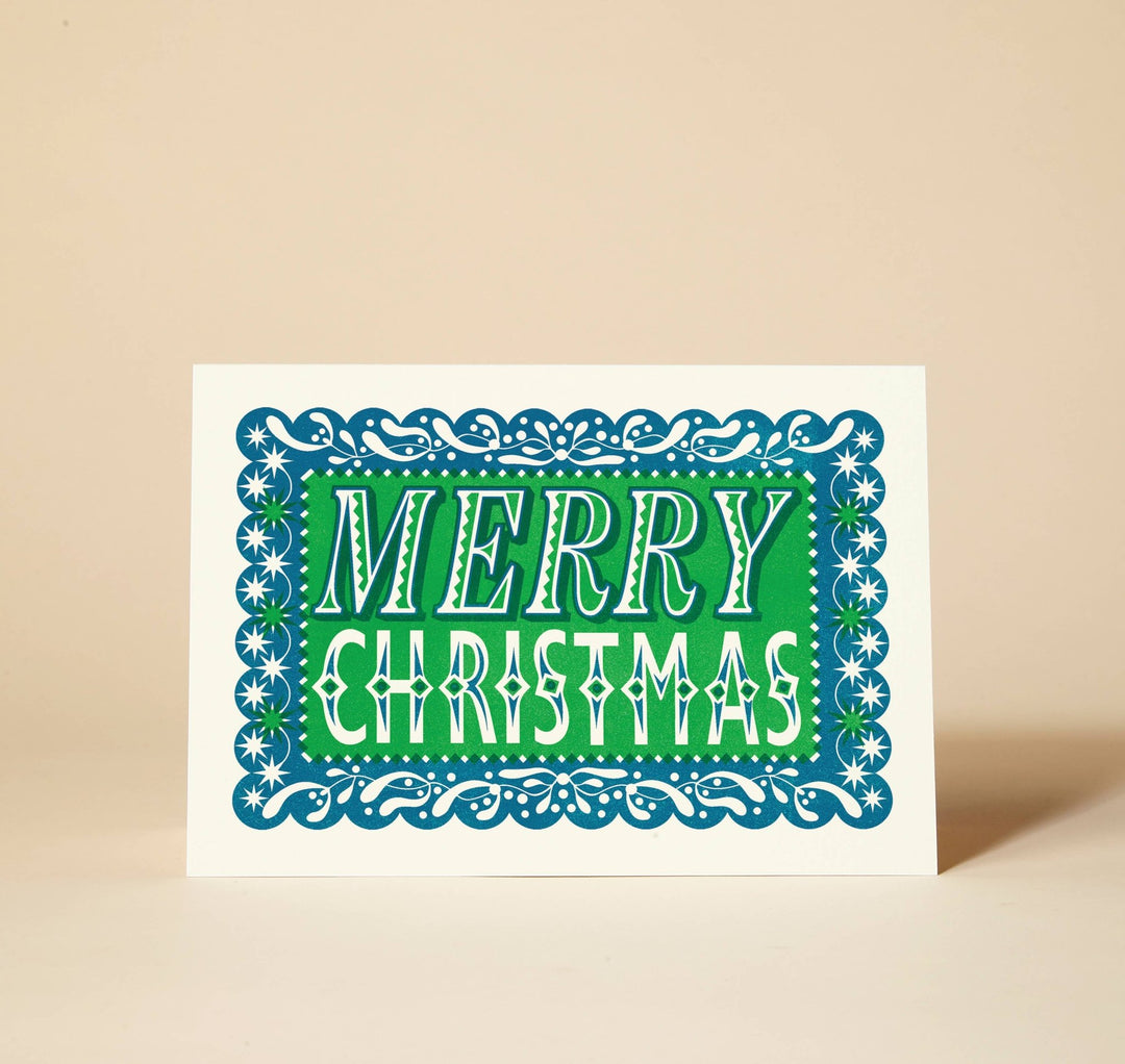 Merry Christmas Christmas Card  - Violet Elizabeth - 