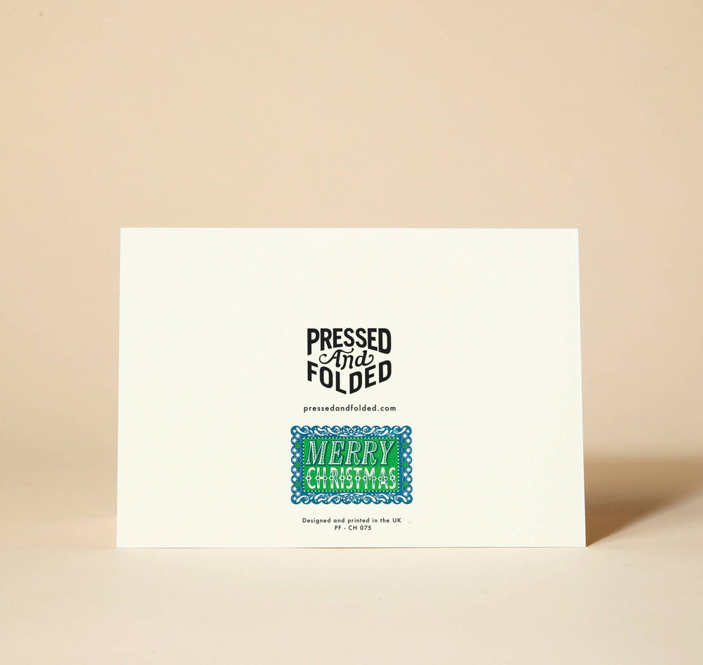 Merry Christmas Christmas Card  - Violet Elizabeth - 