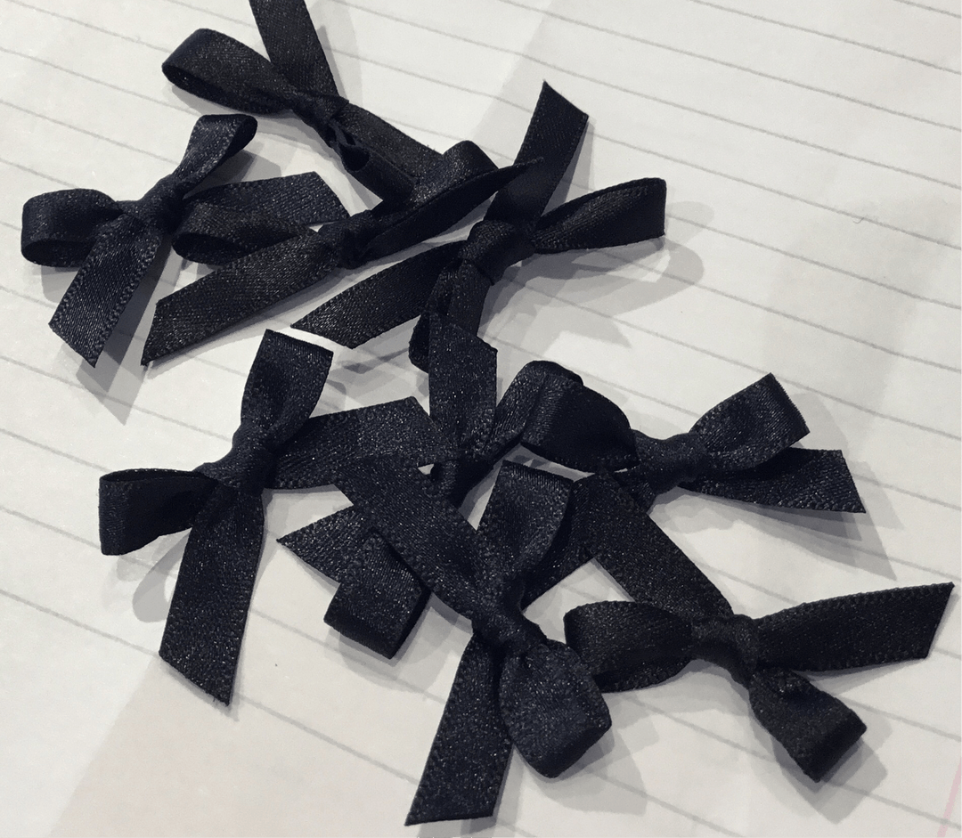 Midnight bows - Violet Elizabeth - Haberdashery