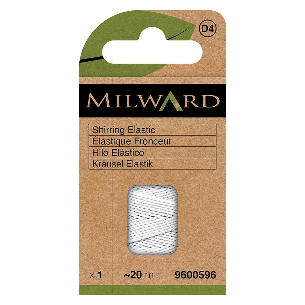 Milward Shirring Elastic - Violet Elizabeth - Haberdashery