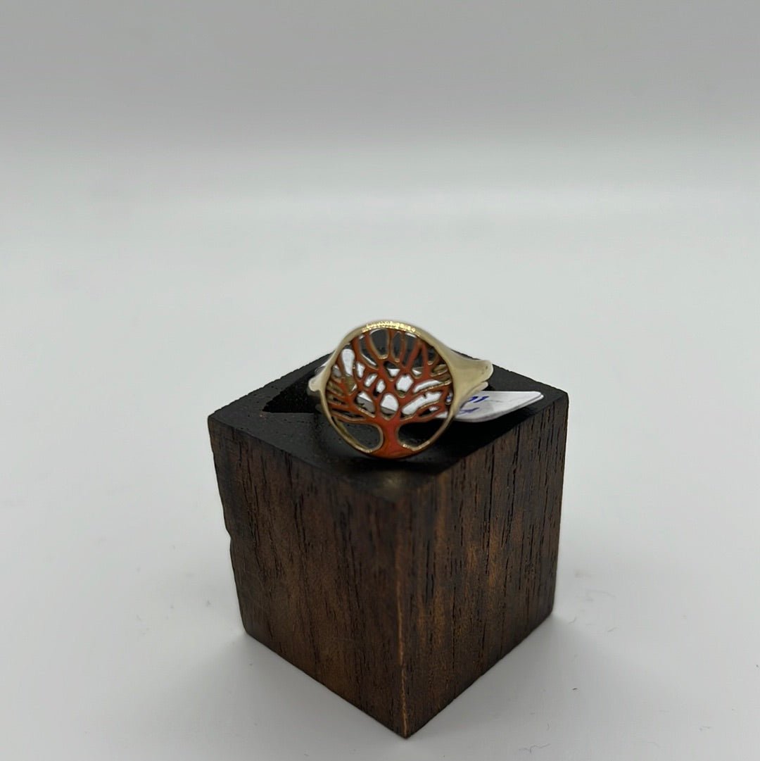 mini tree of life Brass Ring - Violet Elizabeth - Jewellery