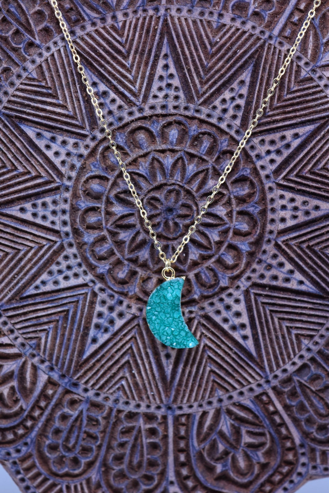 Moon Sugar Druzy Necklace - Violet Elizabeth - Jewellery