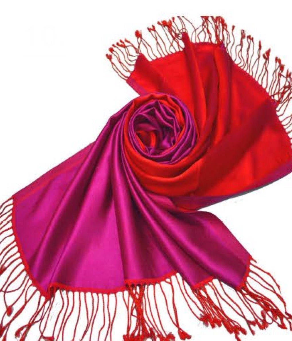 Mulberry Silk Hand Woven Scarf 10 - Violet Elizabeth - Apparel & Accessories