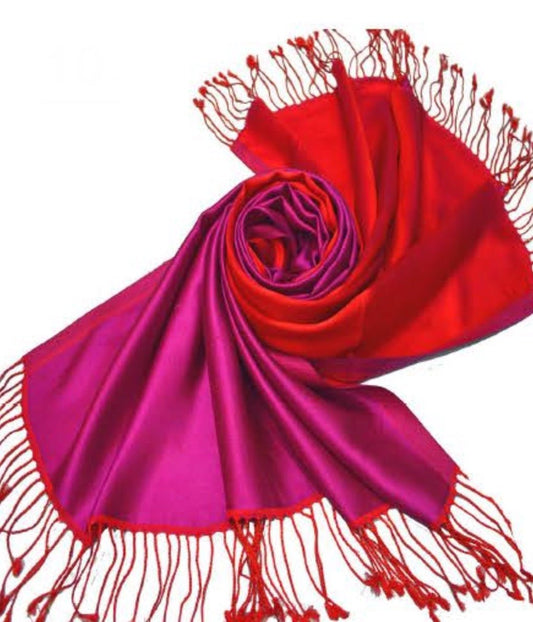 Mulberry Silk Hand Woven Scarf 10 - Violet Elizabeth - Apparel & Accessories
