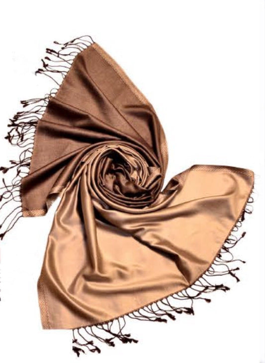 Mulberry Silk Hand Woven Scarf 3 - Violet Elizabeth - Apparel & Accessories