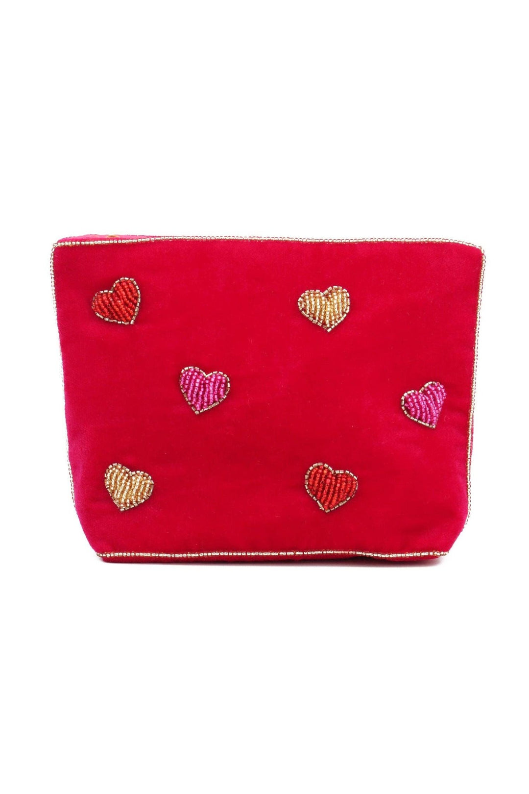 MULTI HEART MEDIUM POUCH - Violet Elizabeth - 