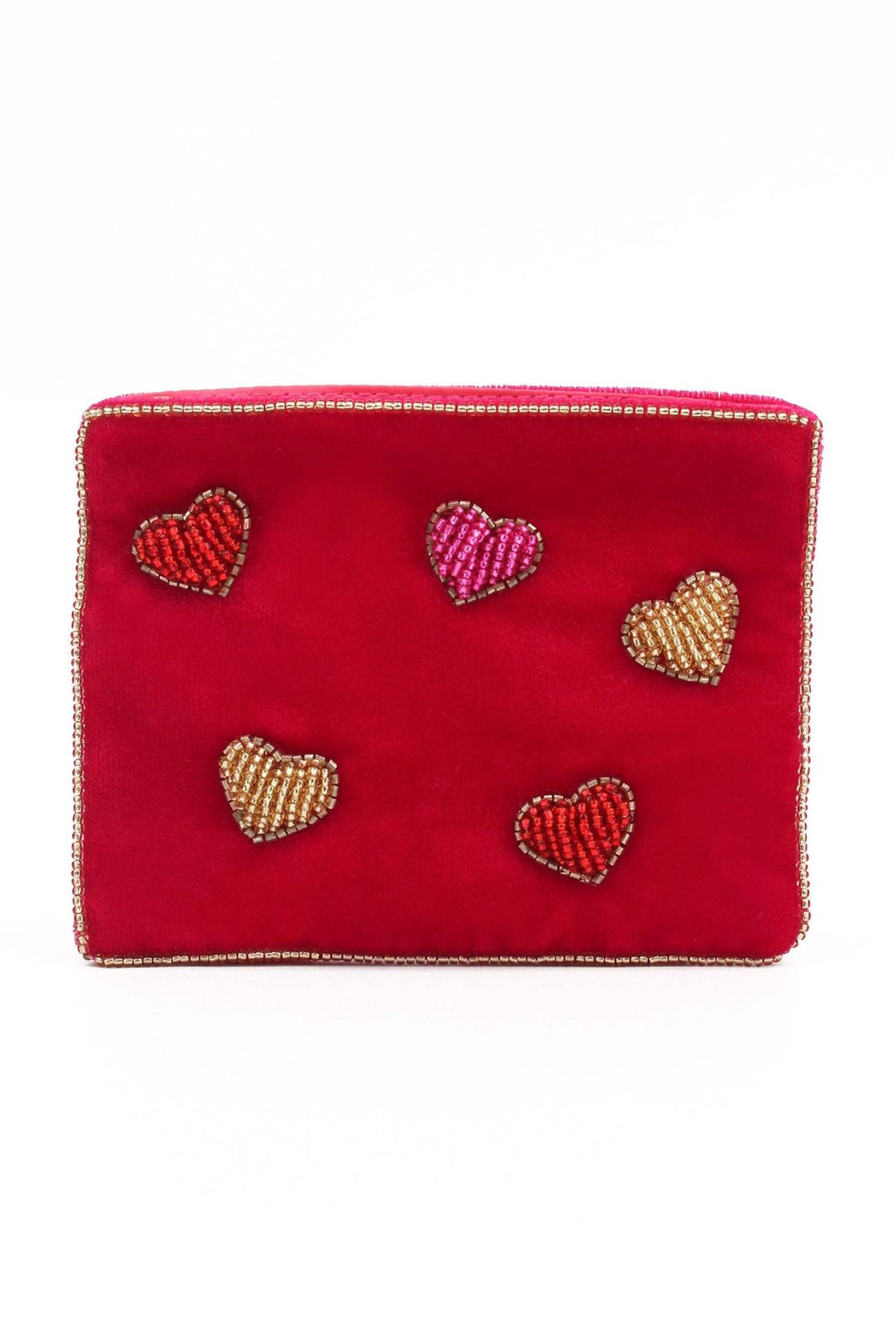 MULTI HEART SMALL POUCH - Violet Elizabeth - 