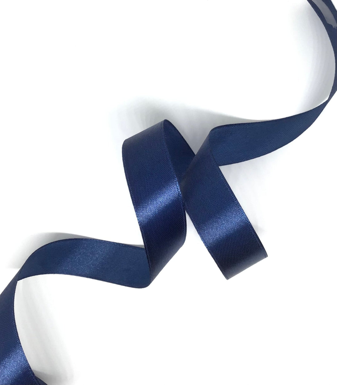 Navy blue ribbon. 15m reel - Violet Elizabeth - Haberdashery