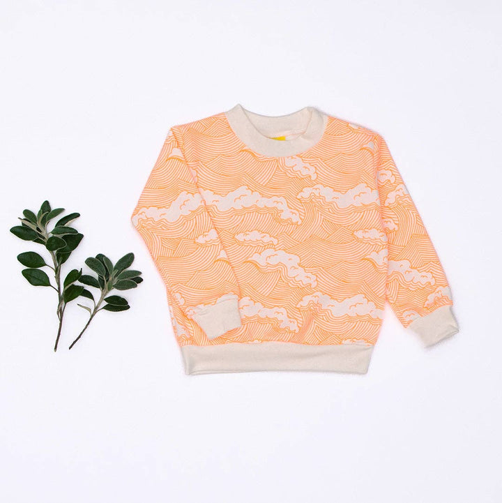 Neon Wave Sweatshirt - Violet Elizabeth - 