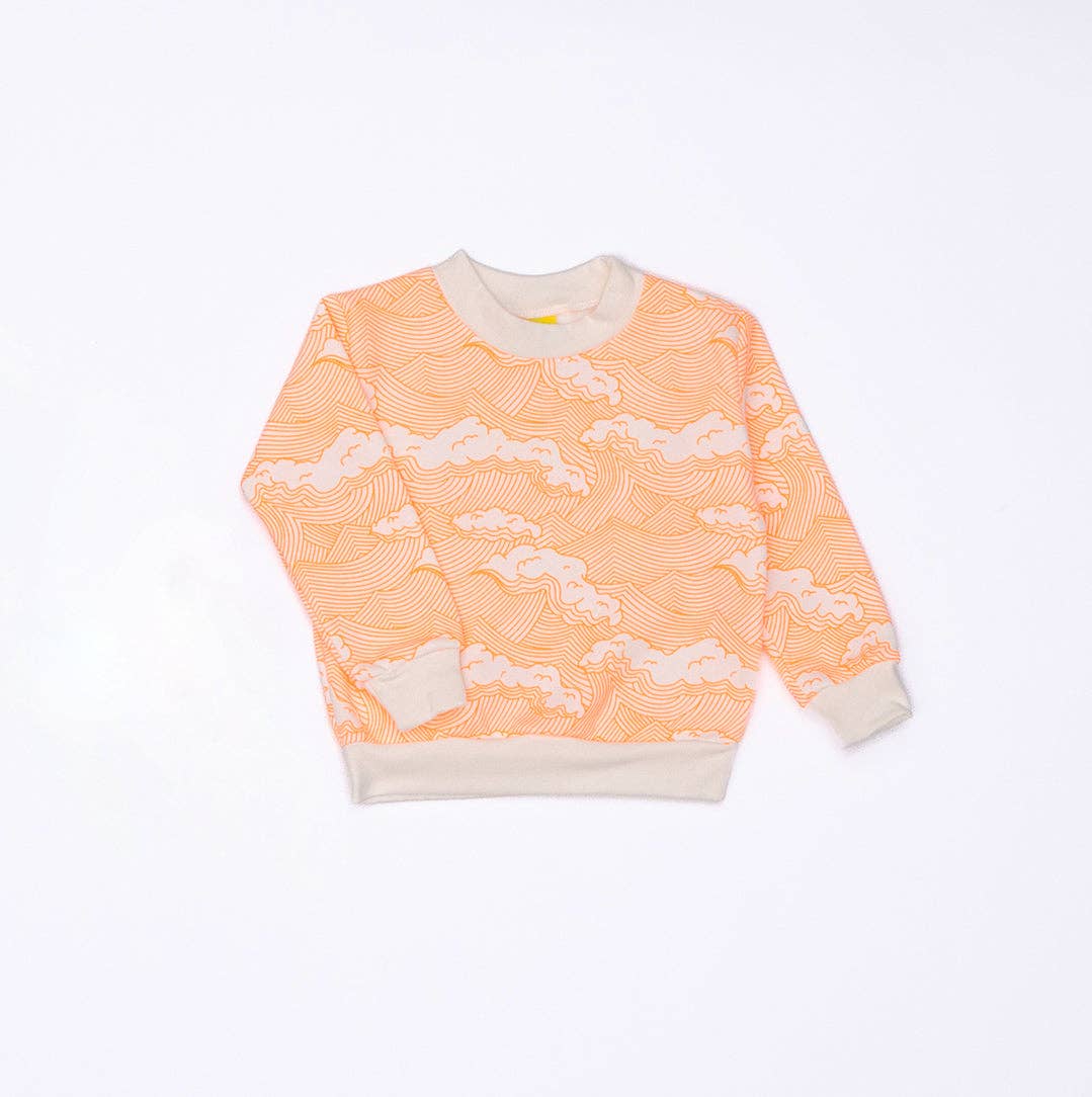 Neon Wave Sweatshirt - Violet Elizabeth - 