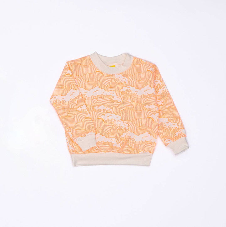 Neon Wave Sweatshirt - Violet Elizabeth - 