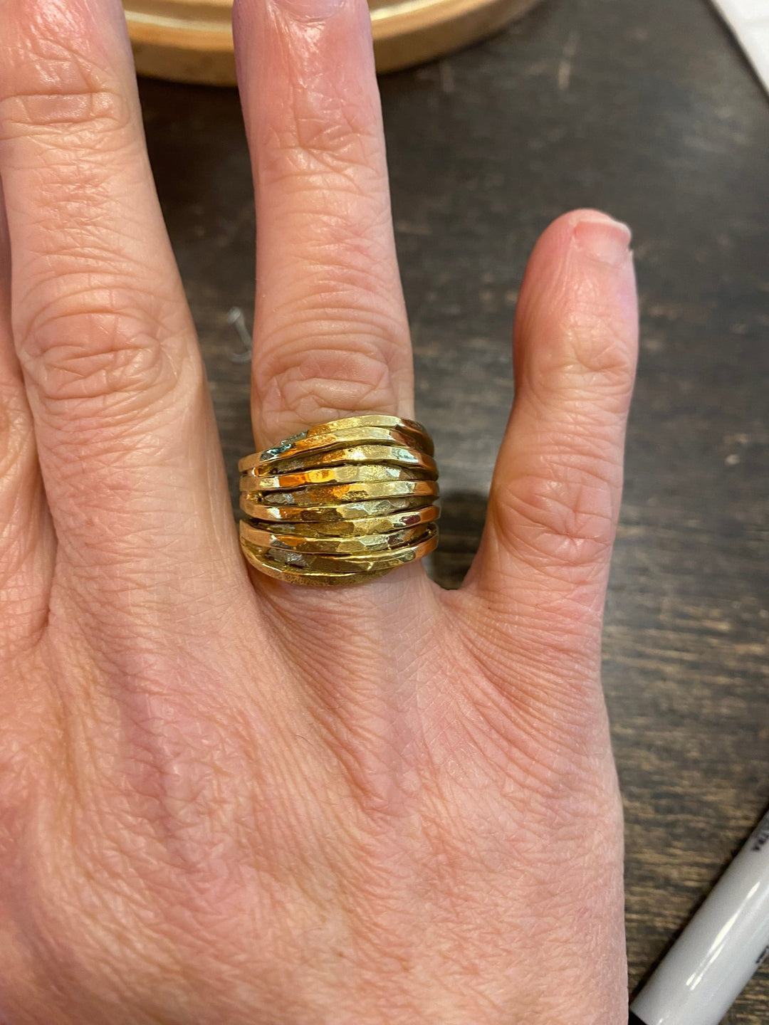 Nest Ring Brass - Violet Elizabeth - Jewellery