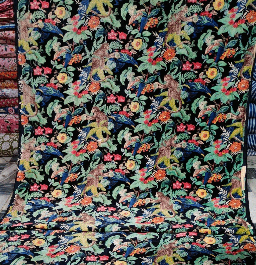 No more monkeys jumping on the bed, Velvet Kimono Robe - Violet Elizabeth - Clothing