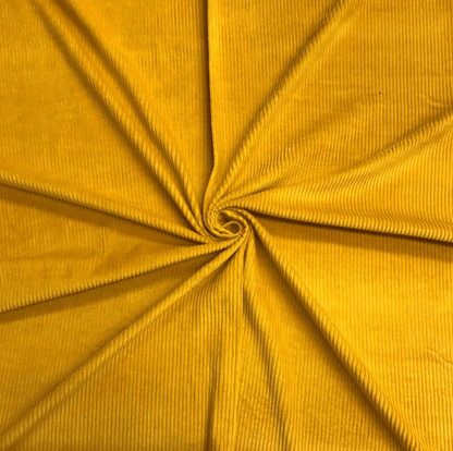 Ochre 4.5 Wale 'Jumbo' Corduroy Fabric - Violet Elizabeth - Haberdashery