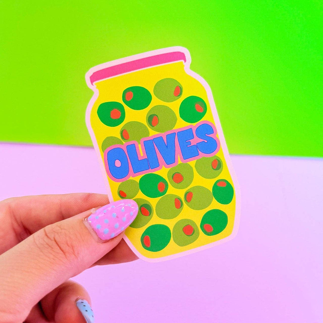 Olive Jar Sticker - Violet Elizabeth - 