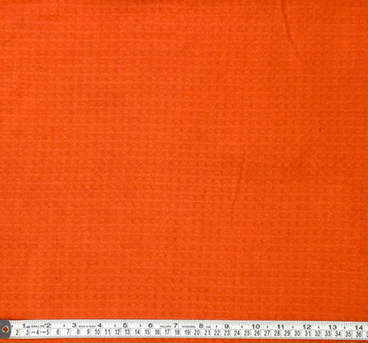 Orange Waffle hand dyed Fabric 100% Cotton - Violet Elizabeth - Haberdashery