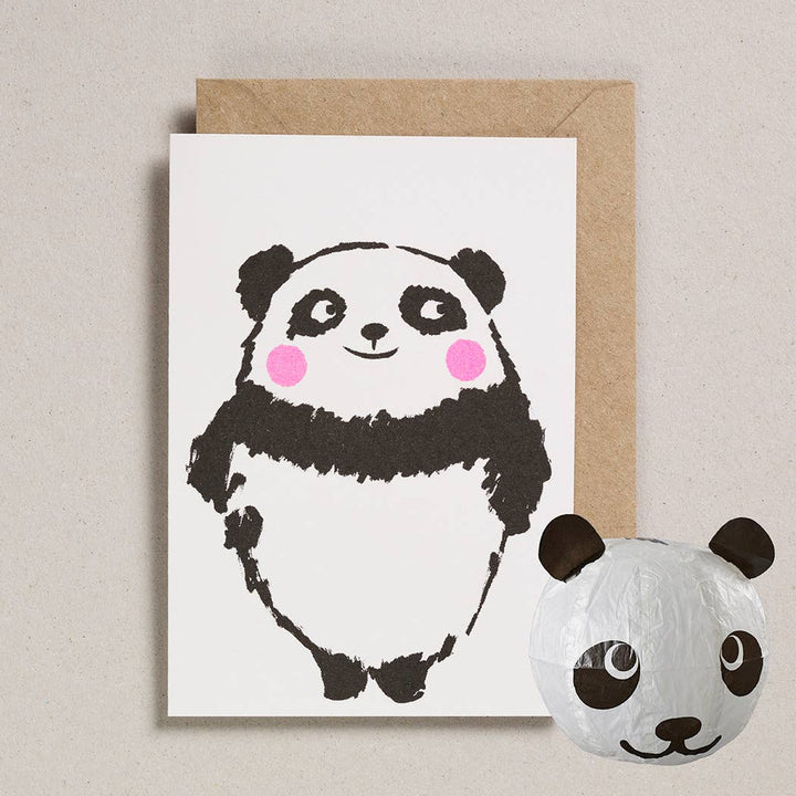 Paper Balloon Cards - Pack of 6 - Panda - Violet Elizabeth - 
