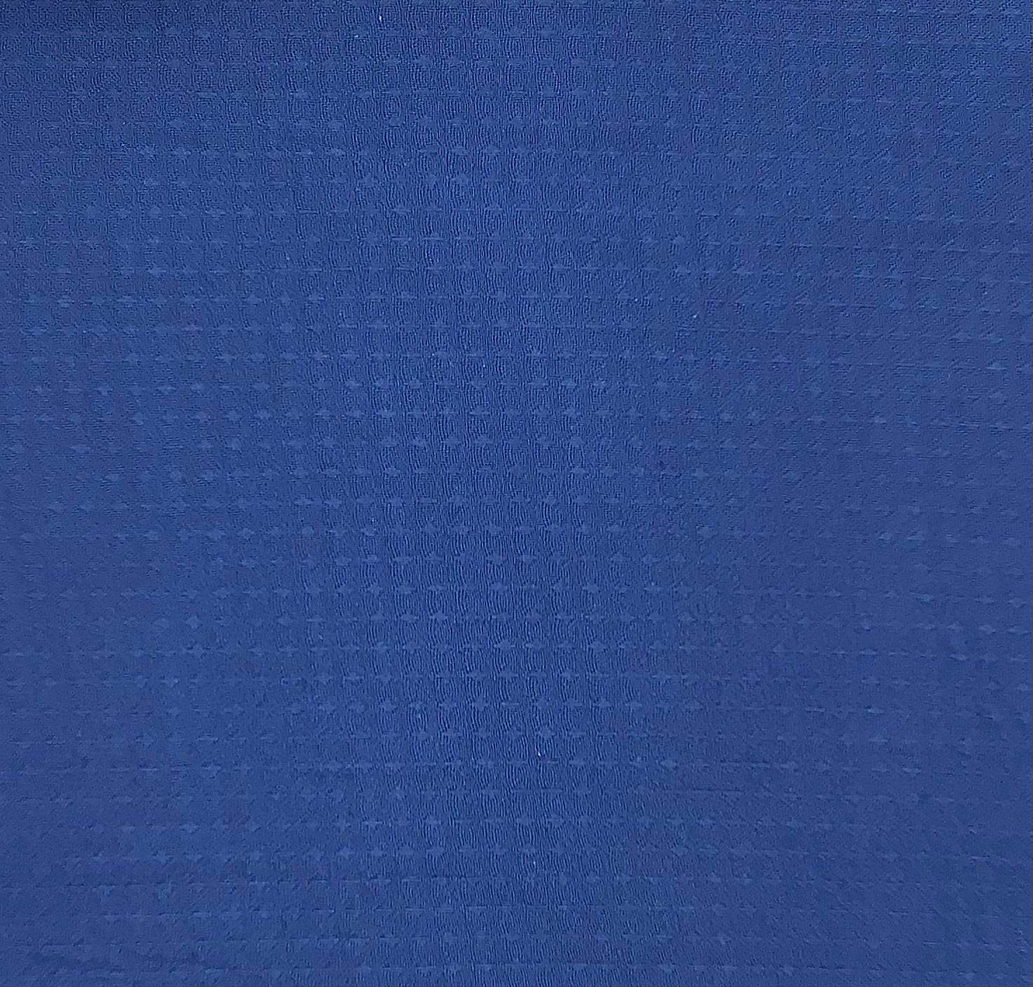 Parisian Blue Waffle hand dyed Fabric 100% Cotton - Violet Elizabeth - Haberdashery