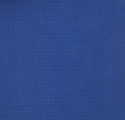 Parisian Blue Waffle hand dyed Fabric 100% Cotton - Violet Elizabeth - Haberdashery