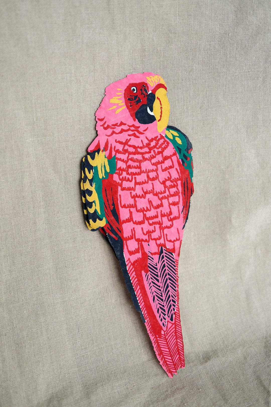 Parrot Greeting Card - Violet Elizabeth - 