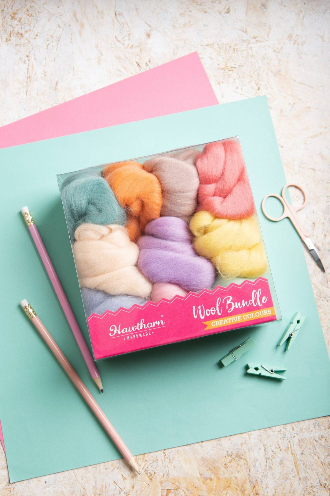 Pastels Wool Bundle | Felting and Fibre Crafts - Violet Elizabeth - Haberdashery