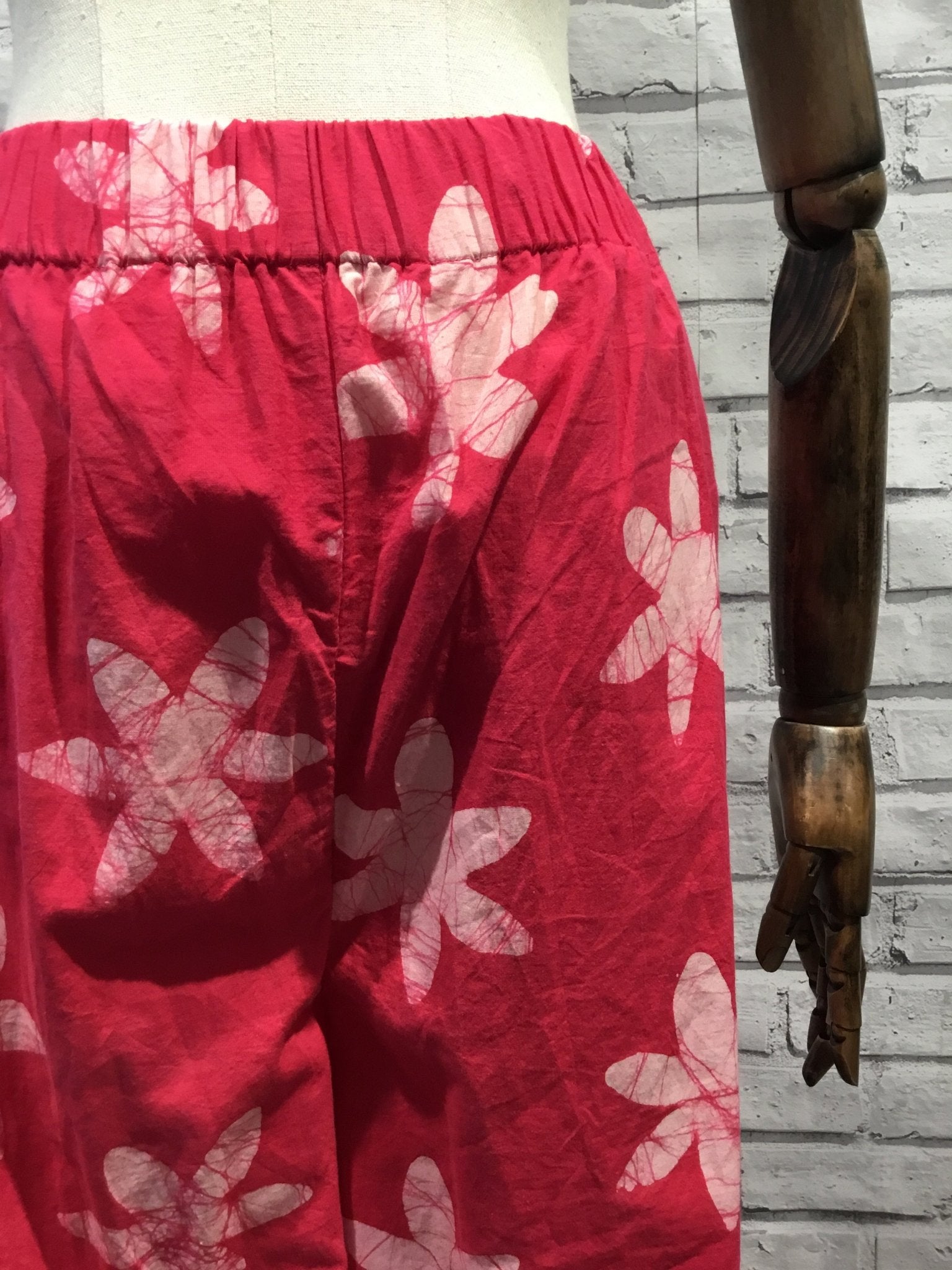 Pink batik Print Trousers - Violet Elizabeth - Clothing