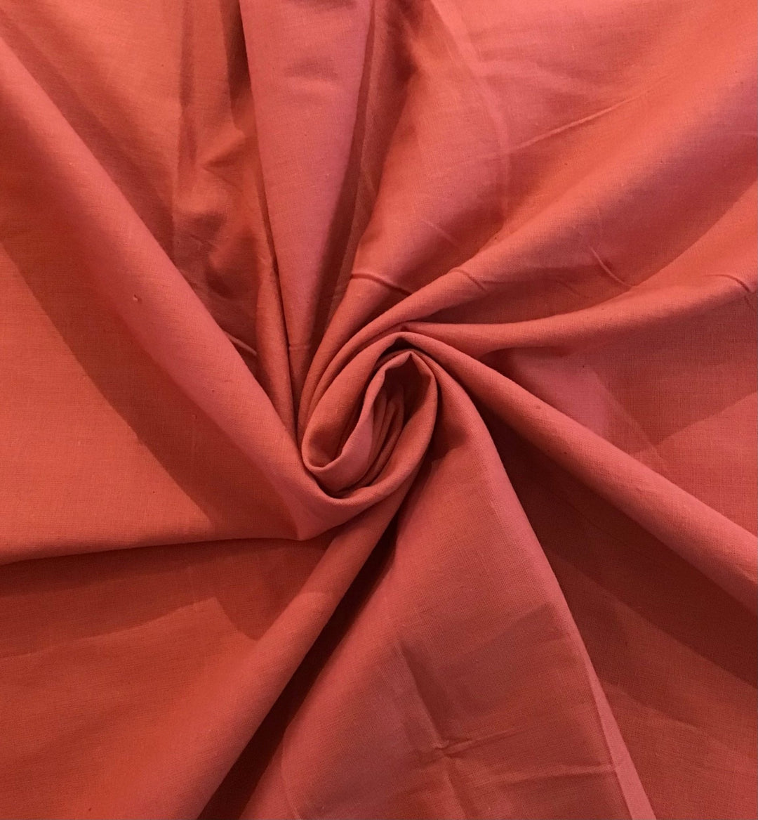 Pink flamingo plume Plain coloured Fabric 100% Cotton - Violet Elizabeth - Haberdashery