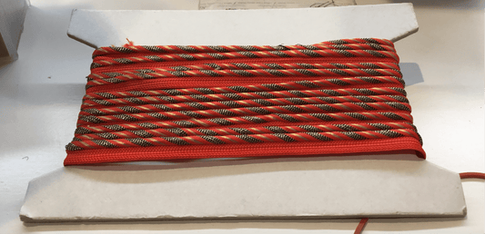Piping red, gold & black pattern 10mm - Violet Elizabeth - Haberdashery