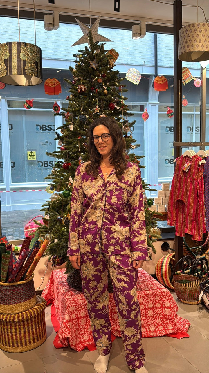 Print Cotton Pyjamas - Violet Elizabeth - Clothing