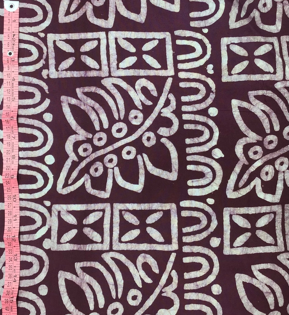 Purple Jungle Batik Fabric - Violet Elizabeth - Haberdashery