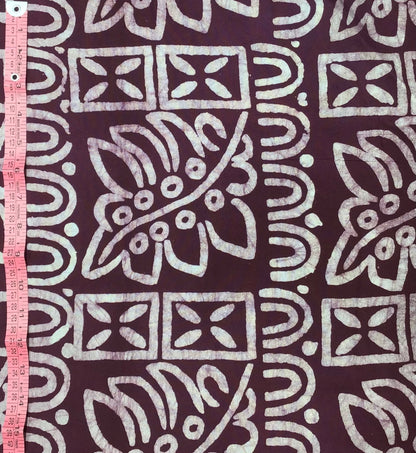 Purple Jungle Batik Fabric - Violet Elizabeth - Haberdashery