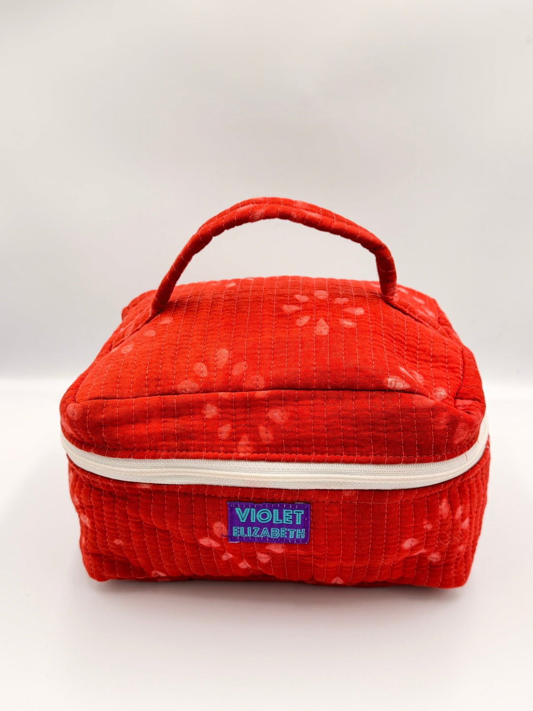Red Batik Vanity Washbags - Violet Elizabeth - Bathroom Accessories