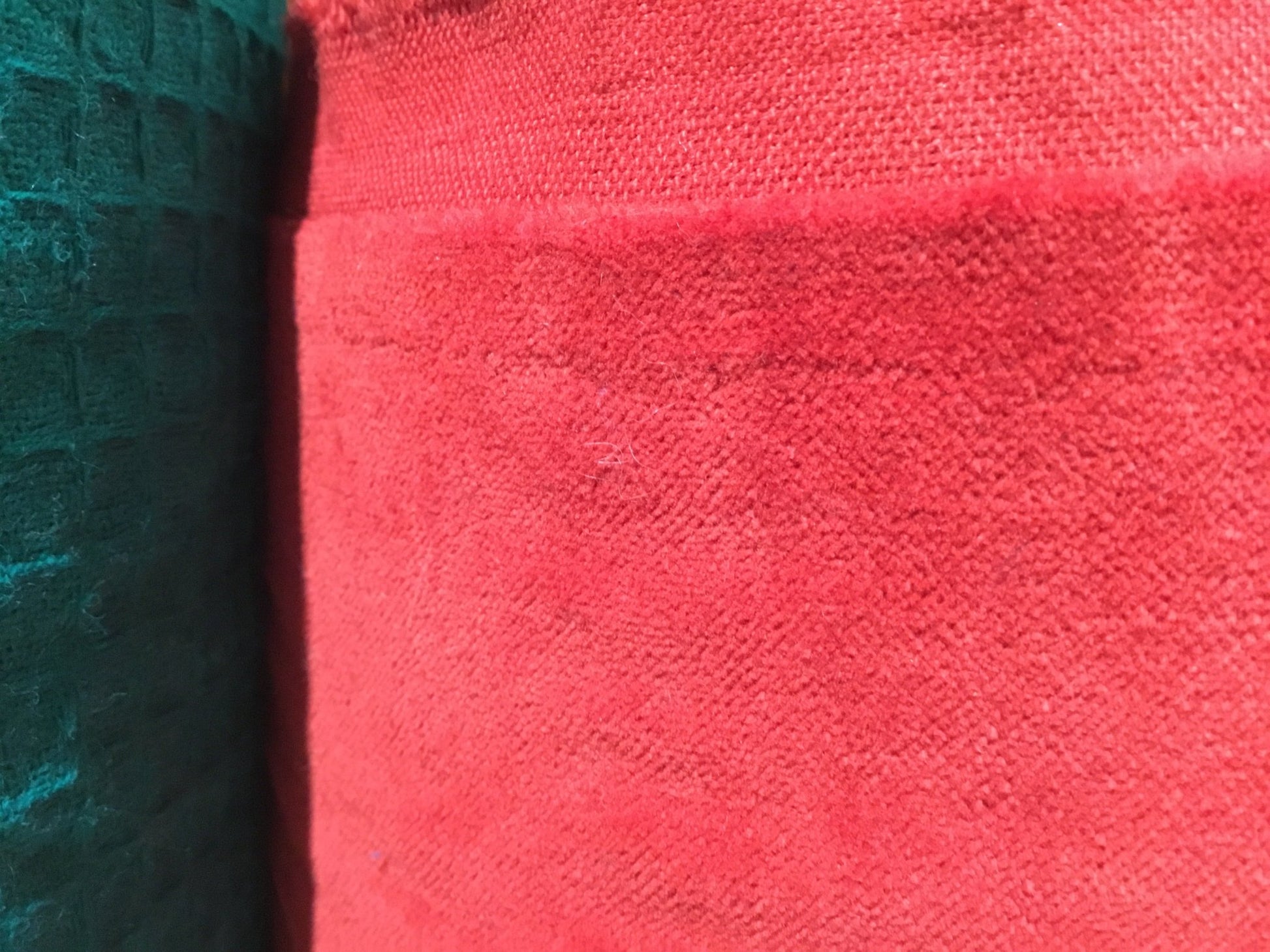 Red Velvet hand dyed Fabric 100% Cotton - Violet Elizabeth - Haberdashery
