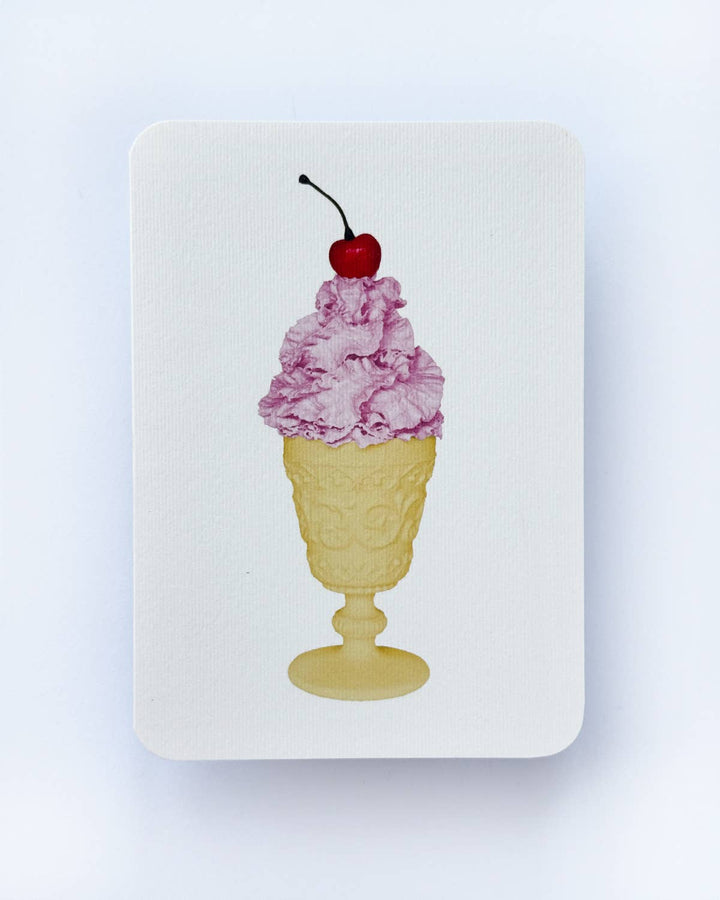 Rose Chantilly Cream Greeting Card | Birthday Card - Violet Elizabeth - 
