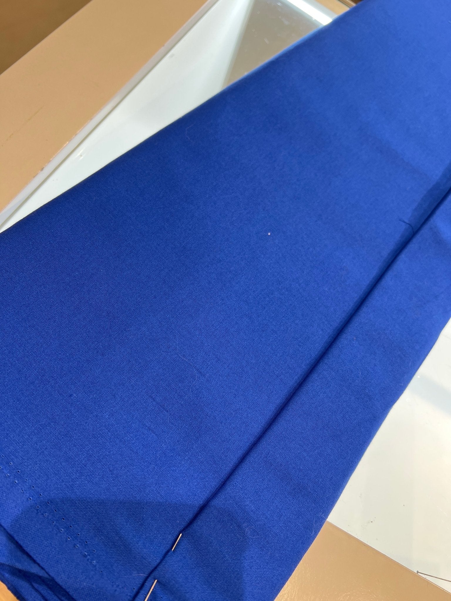 Royal blueFabric 100% Cotton - Violet Elizabeth - Haberdashery