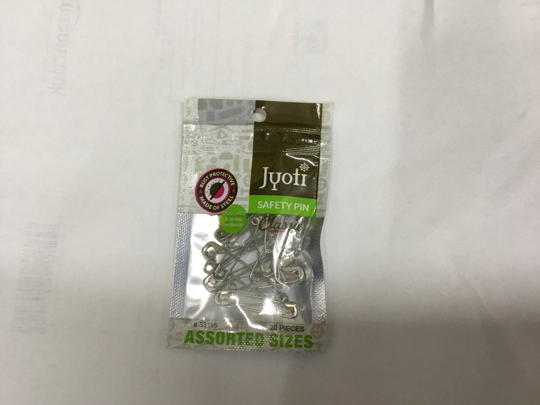 Safety Pins, set of 20 - Steel - Violet Elizabeth - Haberdashery