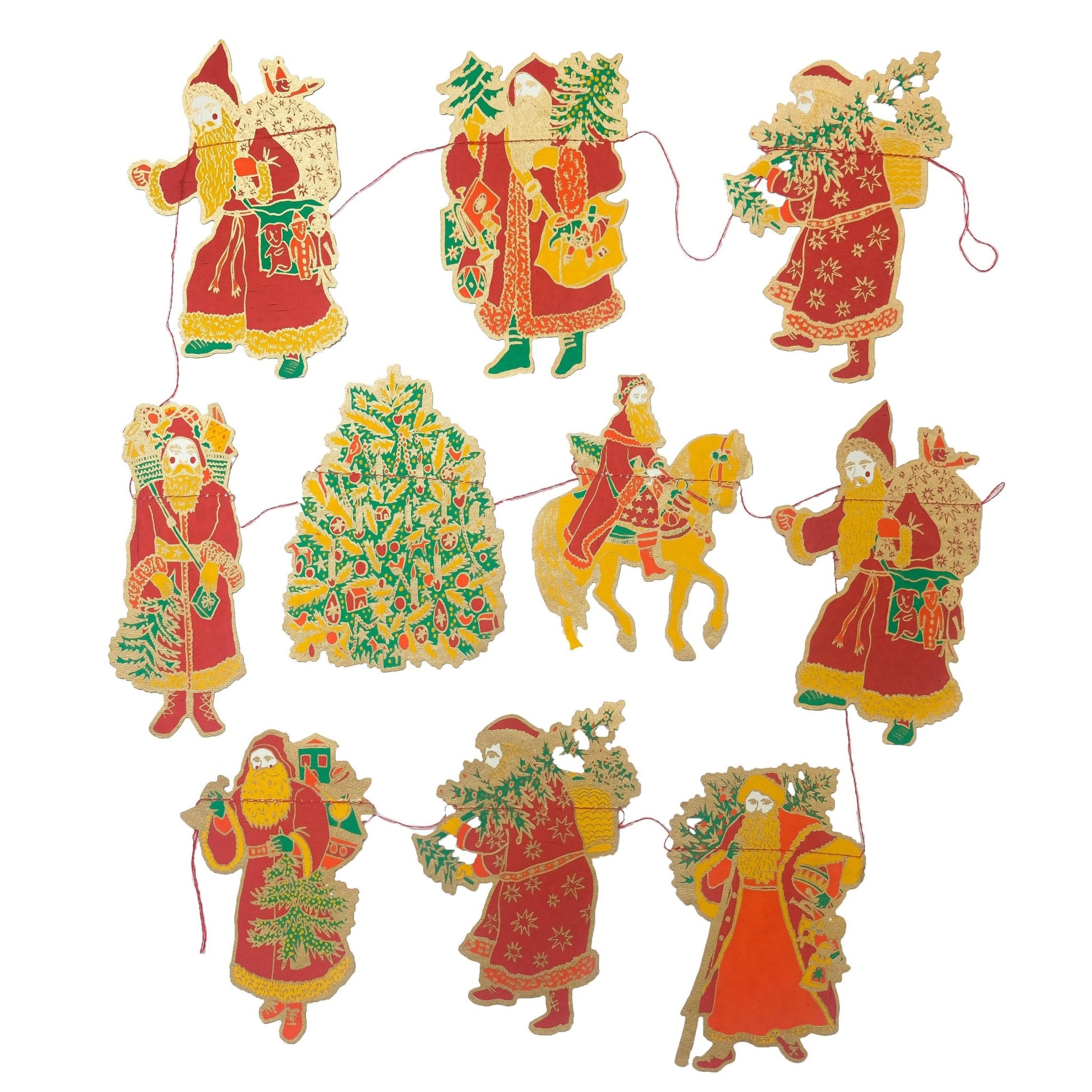 Saint Nicholas Sewn Garland - Violet Elizabeth - 
