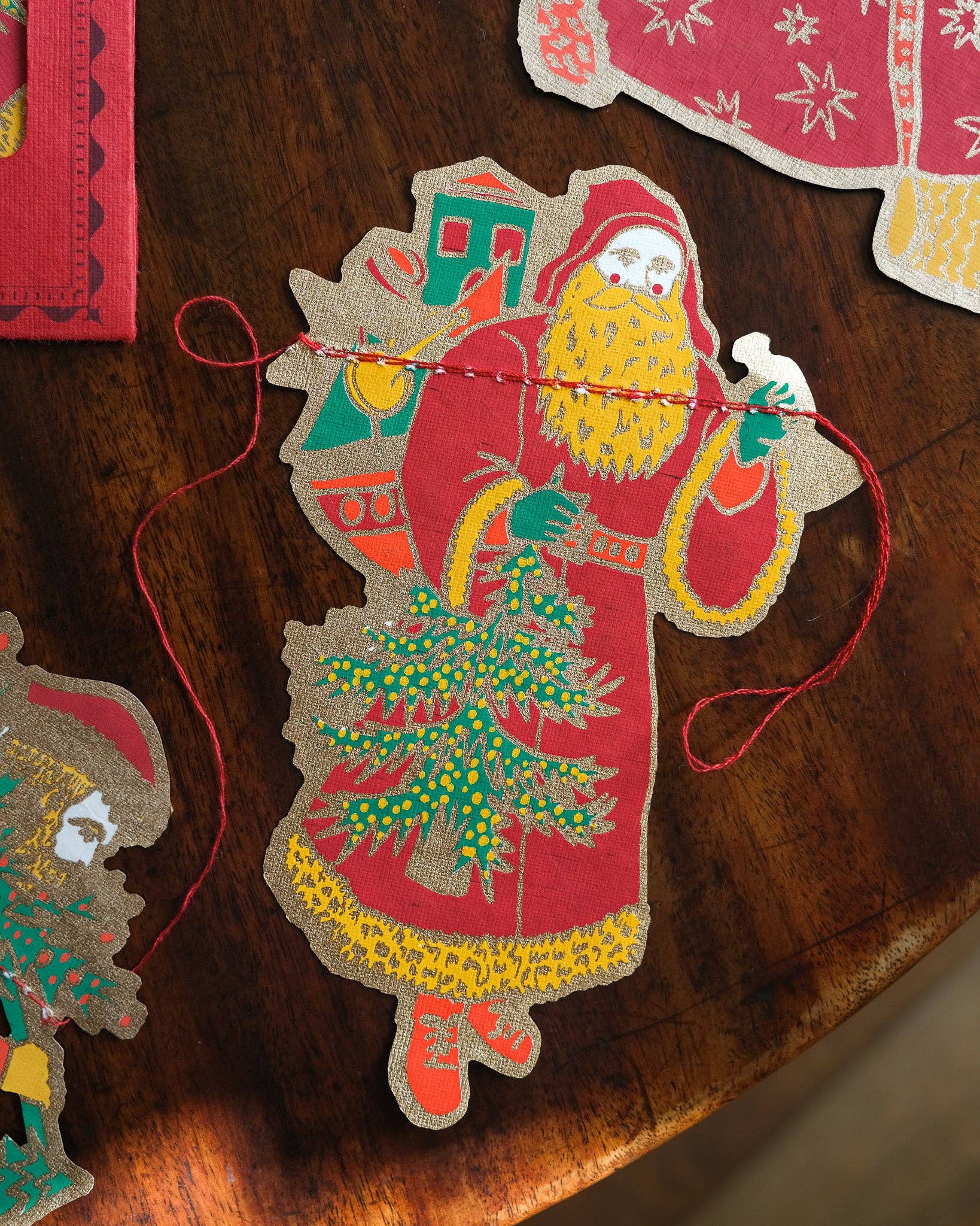 Saint Nicholas Sewn Garland - Violet Elizabeth - 