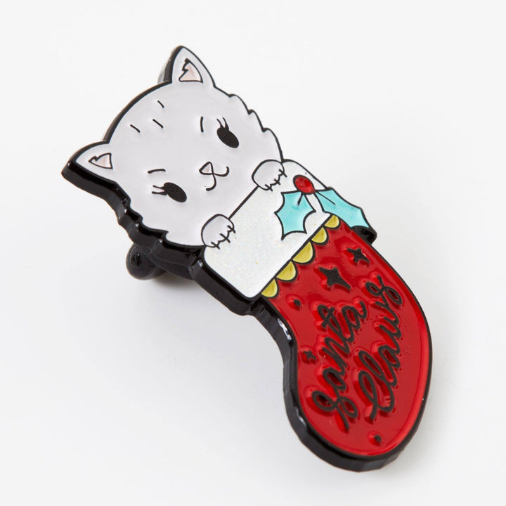 Santa Claws Enamel Pin - Violet Elizabeth - 