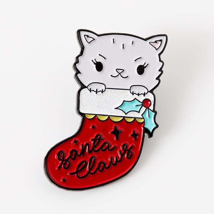Santa Claws Enamel Pin - Violet Elizabeth - 
