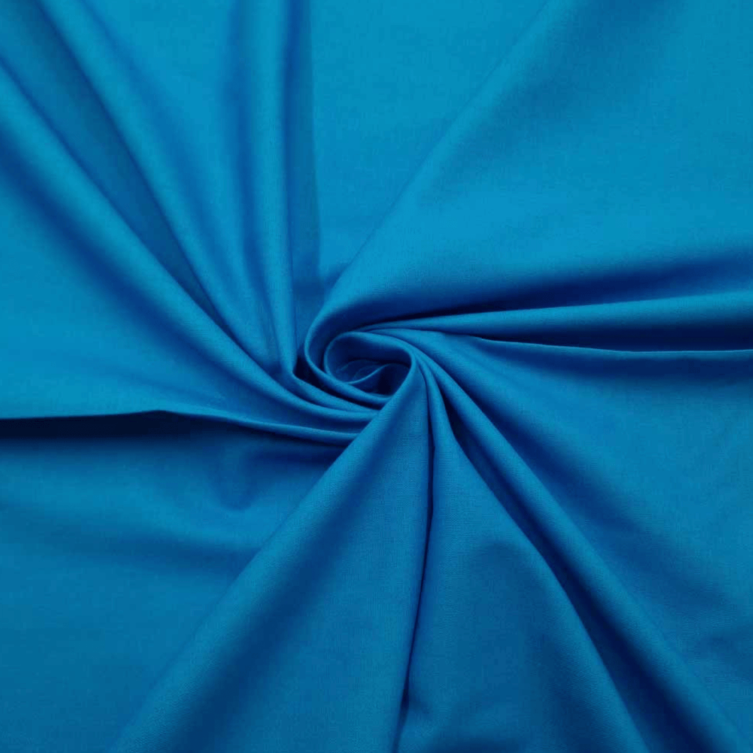 Sapphire Plain Quilting Cotton - Violet Elizabeth - Haberdashery